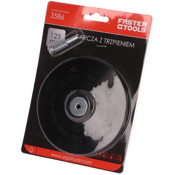 Guma šlifavimo drėlei ø125mm                                                                        